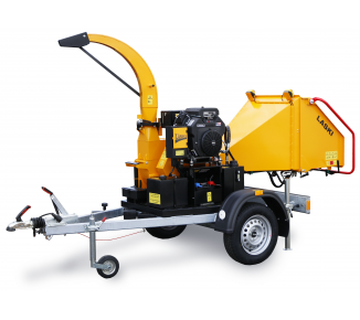 Buschholzhäcksler mit Benzinmotor auf gebremstem Fahrgestell montiert  LS 100/27 CB Buschholzhäcksler mit Benzinmotor auf gebremstem Fahrgestell montiert  LS 100/27 CB